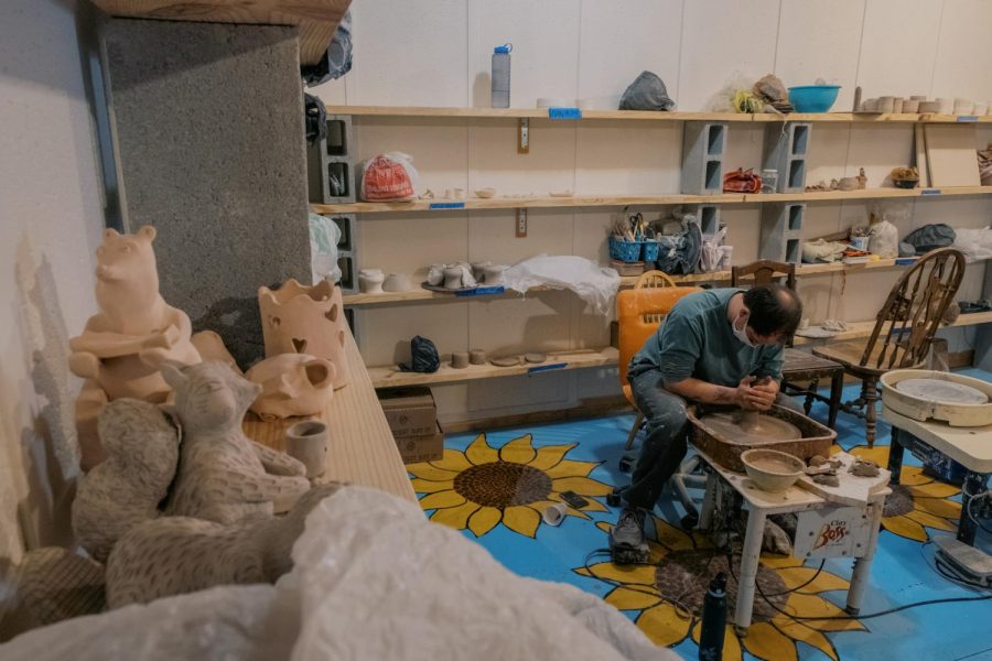 The inside of High Country Clay. The studio is open to artists and the community for workshops or memberships. 