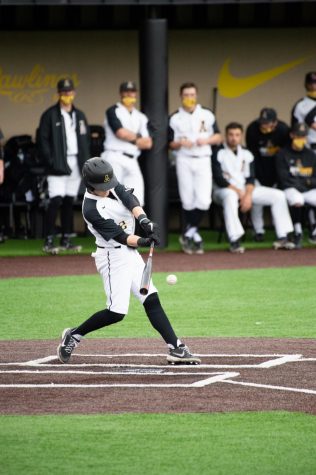 App State junior Andrew Terrell is a key piece of the Mountaineers baseball team, but he contributes in a rare way: both as a position player and a pitcher. Terrell currently has a 5.40 ERA with 13 strikeouts through 8.1 innings on the mound and has a .222 batting average at the plate. 