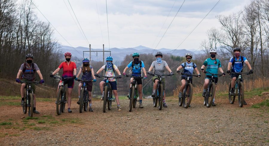 The Watauga County National Interscholastic Cycling Association team, founded in 2016, allows local kids to benefit from being part of a cycling team.  Thirty five kids are currently on the team. “Through NICA, athletes can learn how to work hard for a goal and build skills to reach that goal,” first-year NICA coach Melissa Weddell said.