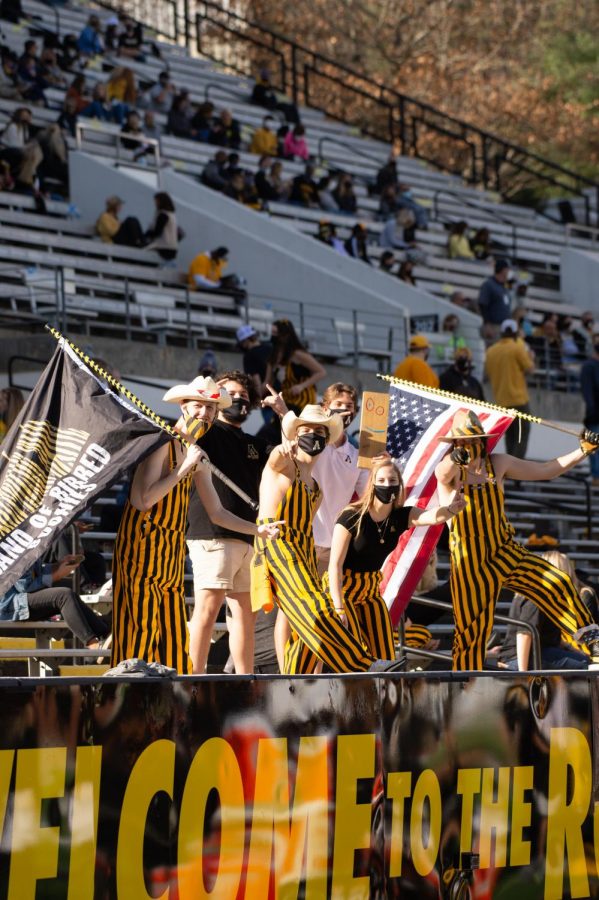 Fans were welcomed to Kidd Brewer Stadium for the first time in 2020 to see the Mountaineers capture a 45-17 win over Arkansas State. A limited crowd of 2,100 people were allowed to attend.