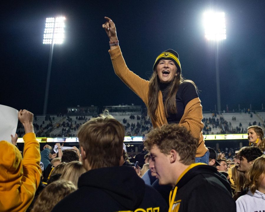 App State students rushed the field after the Mountaineers took down undefeated Coastal Carolina. The Chanticleers’ defeat ended the longest active FBS winning streak. 