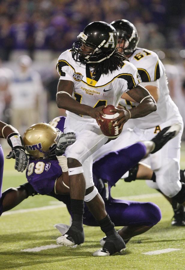 The No. 1 Mountaineers fell 35-32 in their last meeting with the Dukes in 2008. 