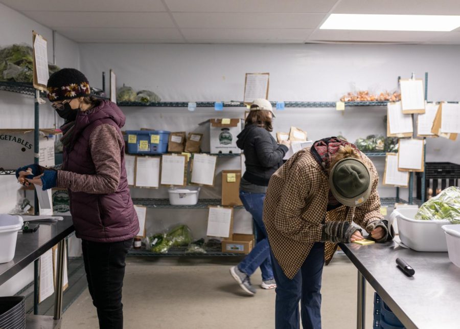 The food hub is run by volunteers and staff from local non-profit BRWIA. On Tuesdays, the team receives goods from the producers to be stored and sold. The food hub partners with 90 producers within 100 miles and covers Watauga and Ashe counties, said BRWIA operations director Liz Whiteman. 