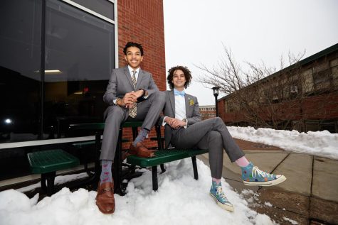Christian Martin (left) and Evan Martino (right) announced their candidacy for student body vice president and president, respectively. The pair are both members of the App State Student Government Association.