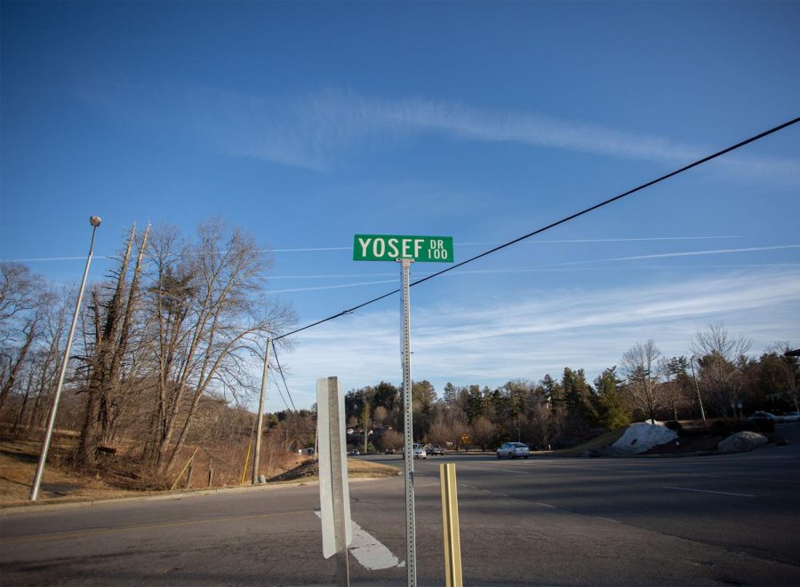 The intersection of Highway 421 and Yosef Drive, Feb. 16, 2022. 