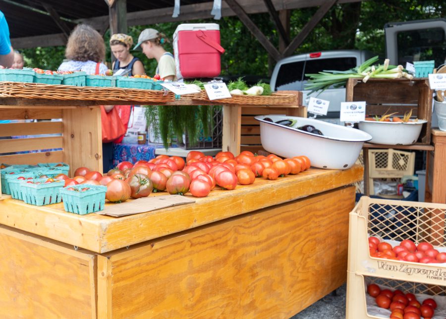 The+Watauga+County+Farmers%E2%80%99+Market+hosted+at+Horn+in+the+West+July+30%2C+2022.+The+market+has+been+open+since+1974+and+offers+a+variety+of+snacks%2C+produce+and+artisan+crafts+from+locals.+Currently%2C+tomato+season+is+in+full+swing.+%0A