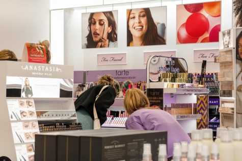 Shoppers browse the aisles at the newly-opened Ulta Beauty. 
The store offers a wide variety of makeup products, skin care products and more.