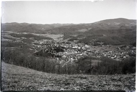 View of Boone from Rich Mountain #6 Photograph by Palmer Blair, Photo Courtesy of Watauga Digital Archives.
