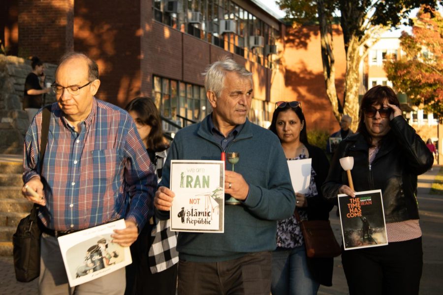 Rahman+Tashakkori+and+other+faculty+organized+a+candlelight+vigil+in+honor+of+Iranian+women+Oct.+10.