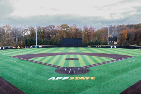 App State baseball adds new centerfield jumbotron before the 2023 season.