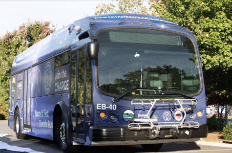 The new electric bus, unveiled Sept. 28, 2022.