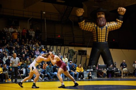 App State fell to No. 9 Virginia Tech in Varsity Gym in Boone Jan. 13, 2023. 