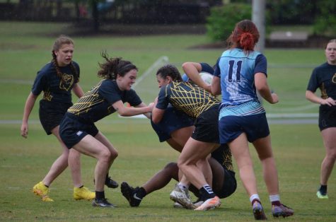 AHO womens rugby lost to Howard 38-26 in the womens final of the Division II playoffs April. 23, 2023.