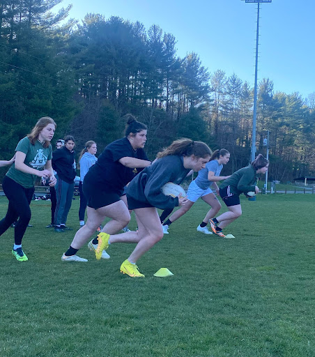 App State AHO Women's Rugby competes in practice March 31, 2023. 