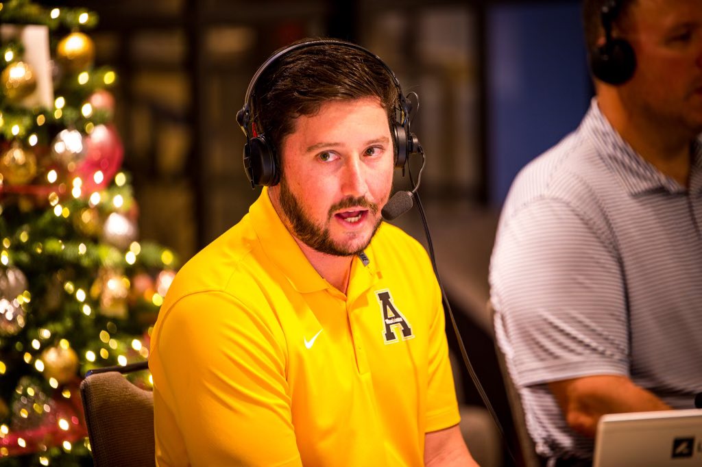 Adam Witten has done play-by-play for App State football since 2016. 