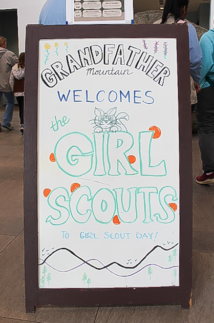 The Wilson Center for Nature Discovery welcomes Girl Scouts to the mountain Sept. 23, 2023. 
