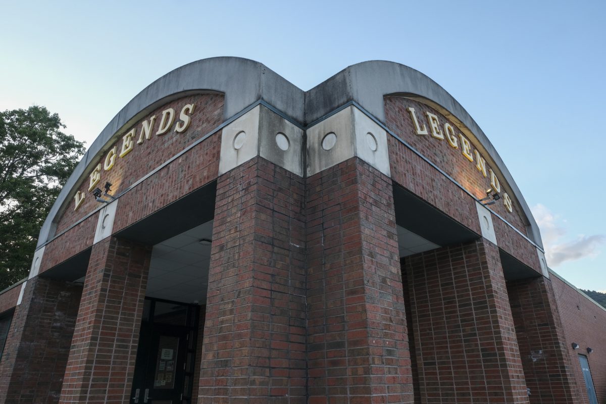 The front entrance to Legends. Sep. 15, 2023. 