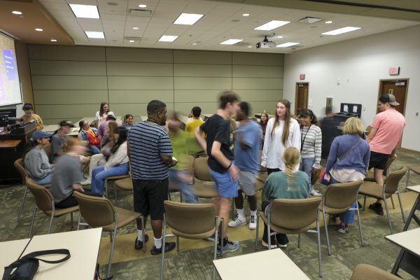  Best Buddies, a SDAP suborganization, hosts a speed dating for friends event in the Reich College of Education Building on Wednesday Sep. 20, 2023. 