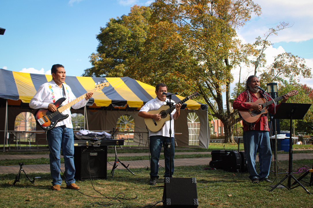 Los Trovadores De La Costa played music during the Latin-Hispanic Heritage Festival Oct. 6, 2023.