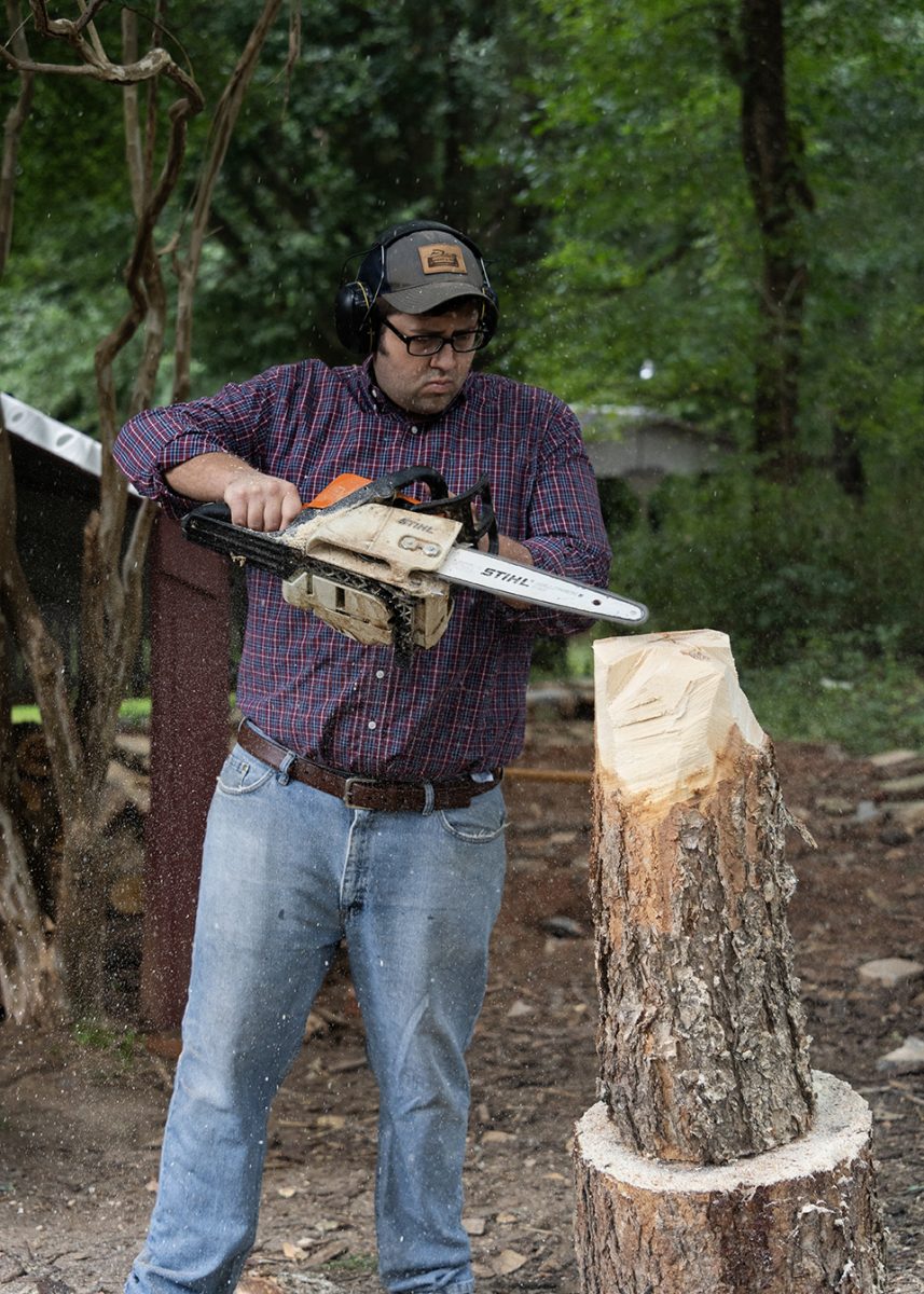 Hobby turned hustle: Morganton chainsaw artist