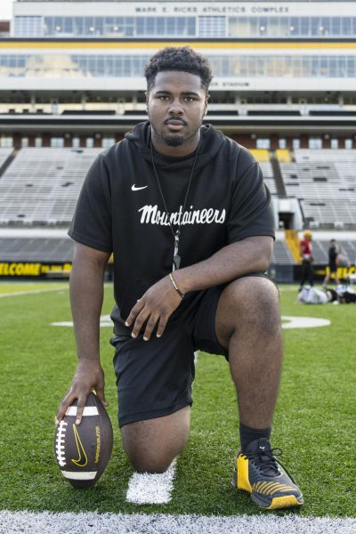 KaRon White went from being a three-star recruit at Sparkman High School in Harvest, Alabama to defensive lineman for Appalachian State. This season he has taken on the role as coach. Oct. 4, 2023.