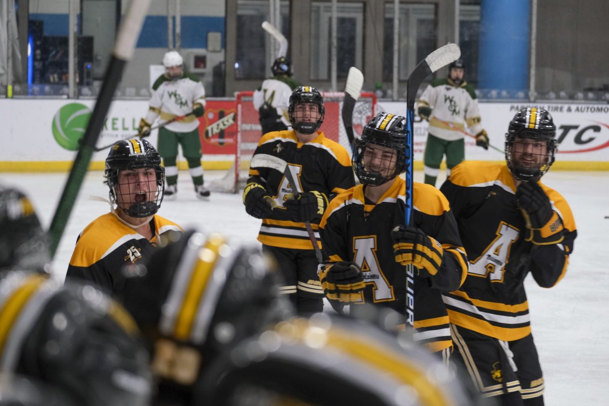 Sophomore Assistant Captain Riley Brady celebrates his goal against William & Mary in the team's win on Nov. 11, 2023.