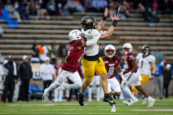 Mountaineers fall 49-23 to Trojans in Sun Belt Championship