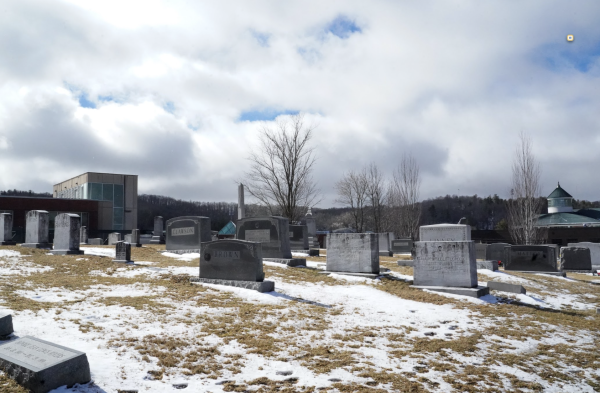 The Boone Cemetery sits behind App State’s Plemmons Student Union. Photo taken Jan. 29, 2024.
