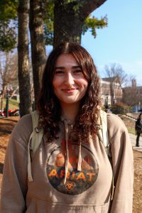 Sophomore Hannah Caddell is a third-generation App State student and member of Alpha Omicron Pi. Hannah Caddell follows in the footsteps of her mother Melissa Sastoque and grandmother Carolina Caddell. Feb. 22. 