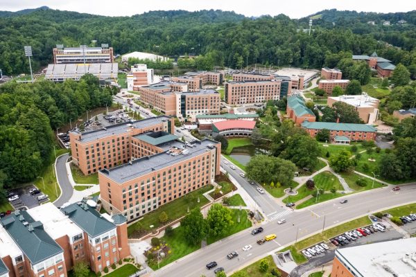 The west side of App State’s Boone campus is pictured above. Photo courtesy of Chase Reynolds