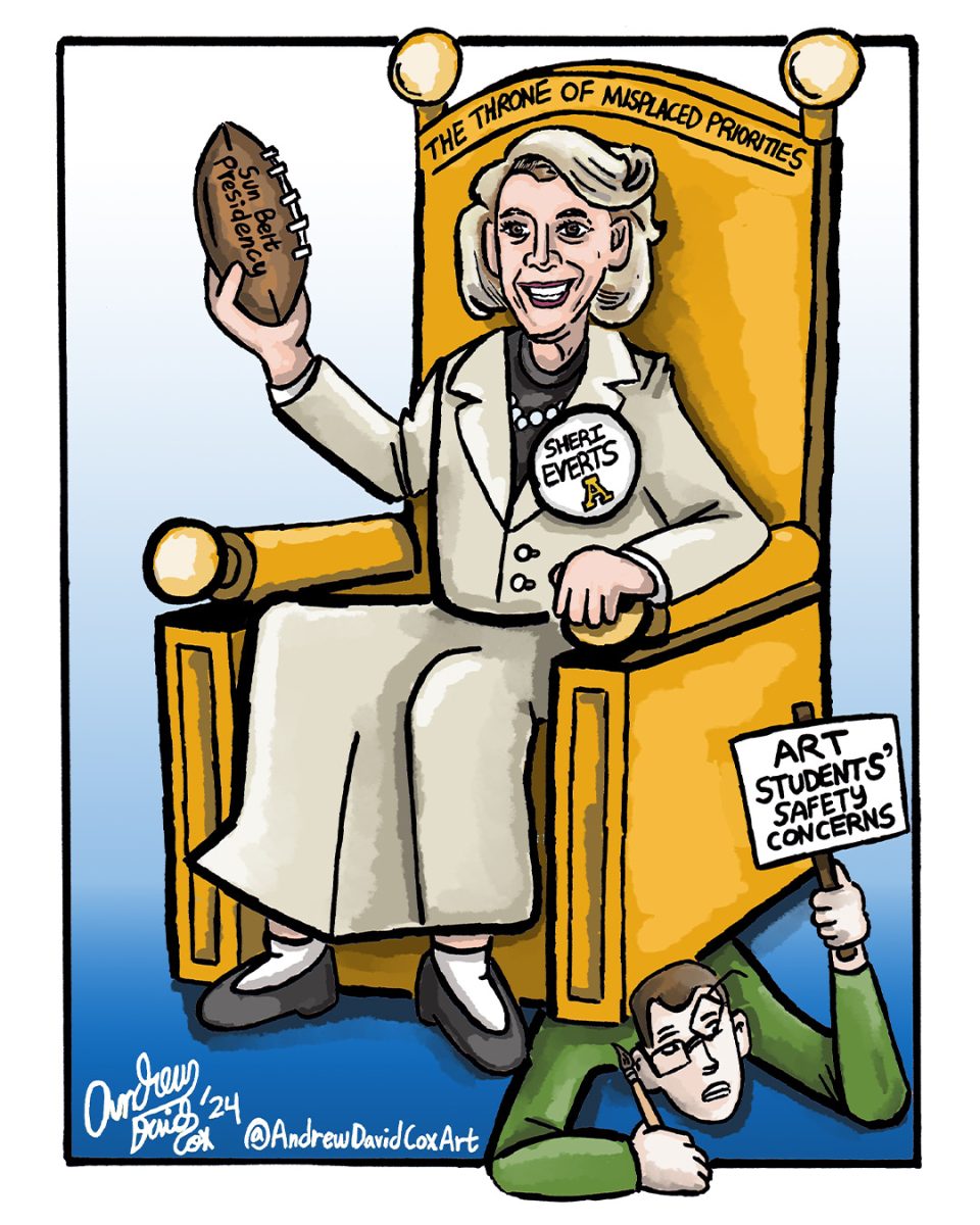 Illustration to the Editor: Sheri Everts and the throne of misplaced priorities