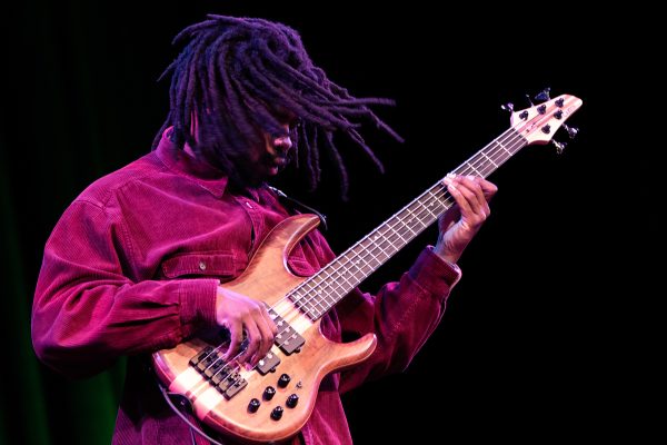 Educated Guess’ bassist Alvin Carlisle delivered with a night full of funky basslines on April 4. Educated Guess was full of energy playing their groovy jazz-funk fusion tracks from their 2023 EP “SHIFT!”
