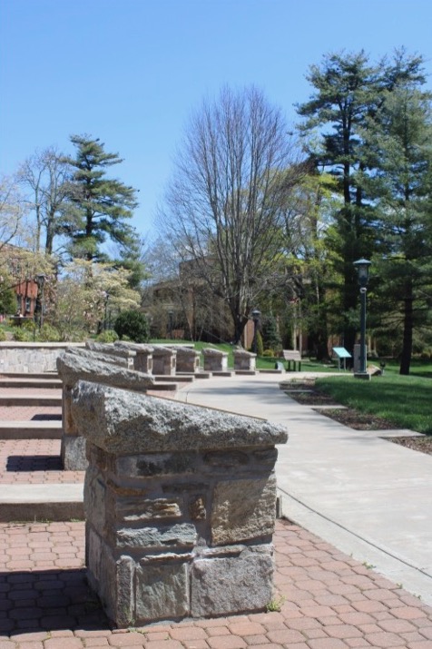 The plaques on campus that represent the historically Black sororities and fraternities in front of I.G. Greer on April 15. On April 7, the IFC chartered the eighth NPHC organization of App State’s campus, Sigma Gamma Rho.  
