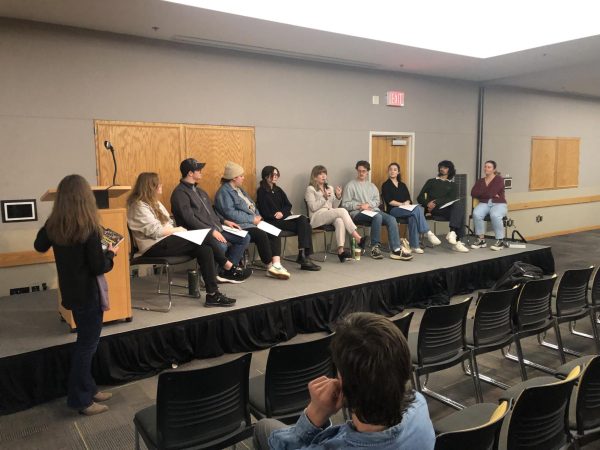 The QEP gathers to discuss introducing a climate studies major to App State’s campus. Laura England is the associate director of the Pathways to Resilience QEP theme and she is looking to bring a five-year plan for this theme to the university starting in the fall of 2025. Courtesy of Asher Fazal