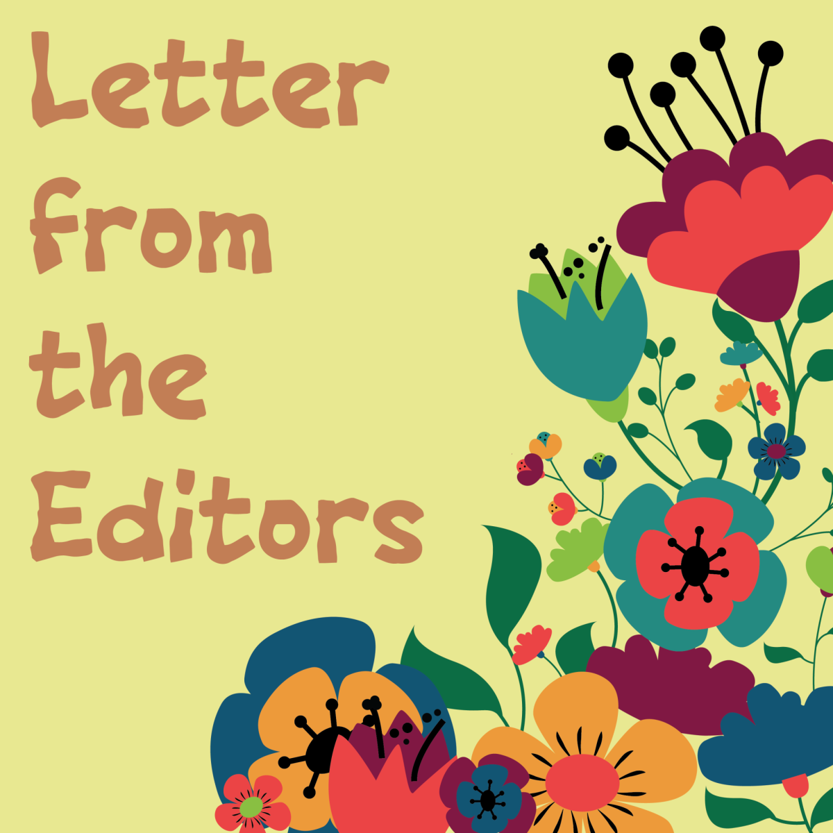 Letter from the editors: Representation is key