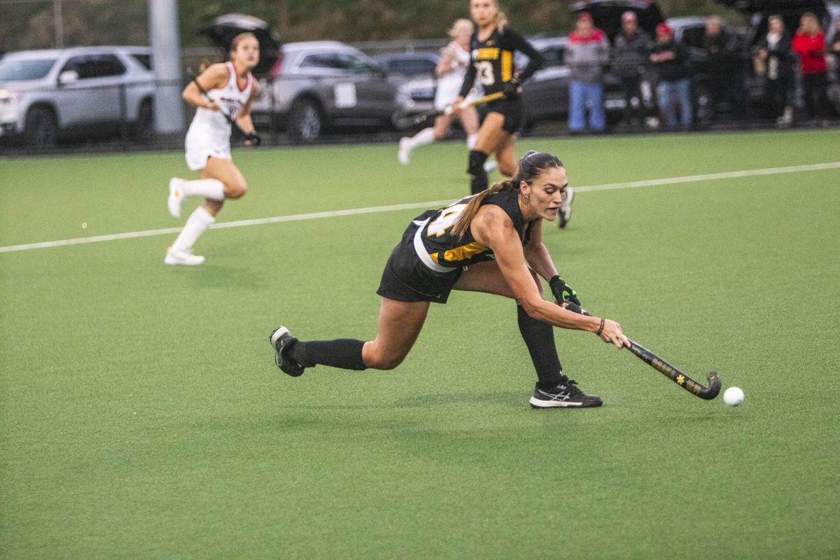 Defender Jillian Orcutt sends the ball down the field to a teammate at the game against Ball State on Oct. 18. As a senior, Orcutt has been an essential part of the team for all of her four years at App State.