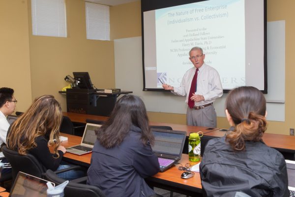 NC Banker Hall of Famer begins his 47th year at App State