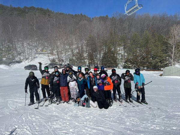 The App State Alpine Ski team at Massanutten Resort in V.A. on Feb. 18. 