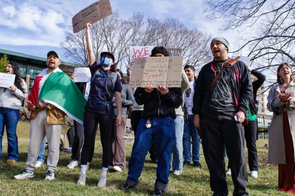 Students protest on campus for immigration reform, rights