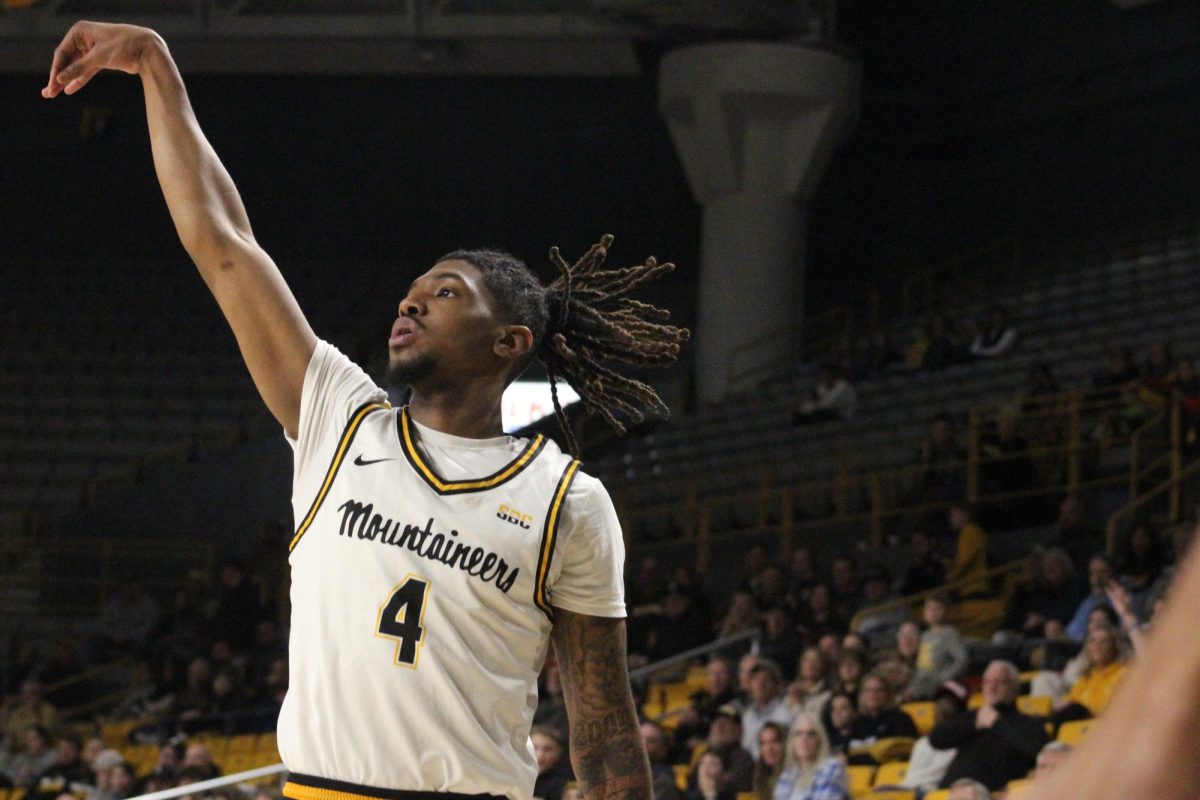 Junior guard Dior Conners attempts a shot during the App State vs. Troy game on Jan. 2.