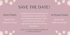 Spring Forward 2025 save the date