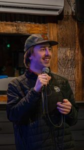 Mayor pro tempore Dalton George hosted a town hall meeting at Lily’s Snack Bar on March 8.
