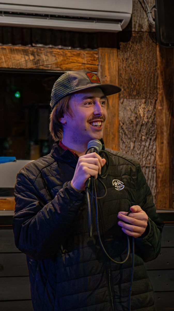 Mayor pro tempore Dalton George hosted a town hall meeting at Lily’s Snack Bar on March 8.
