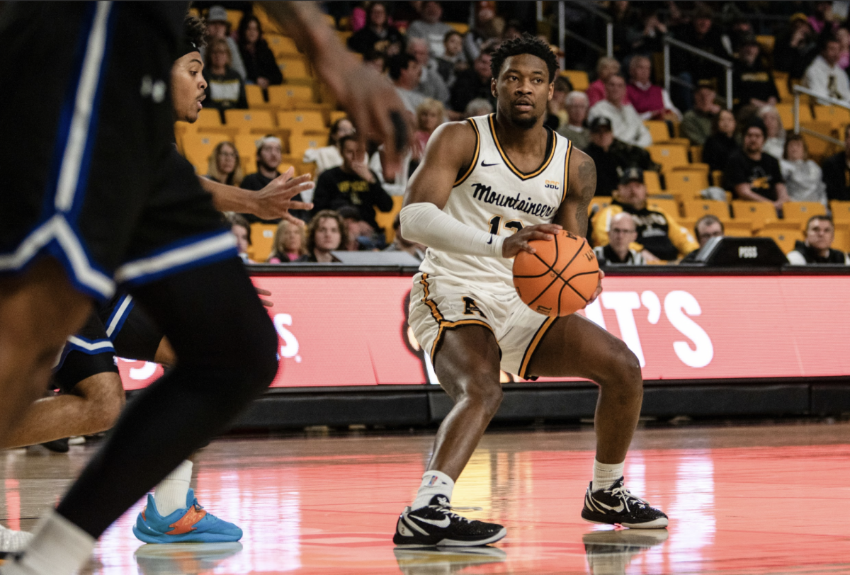 Myles Tate passes the ball in Holmes Convocation Center on Nov. 19, 2024. 